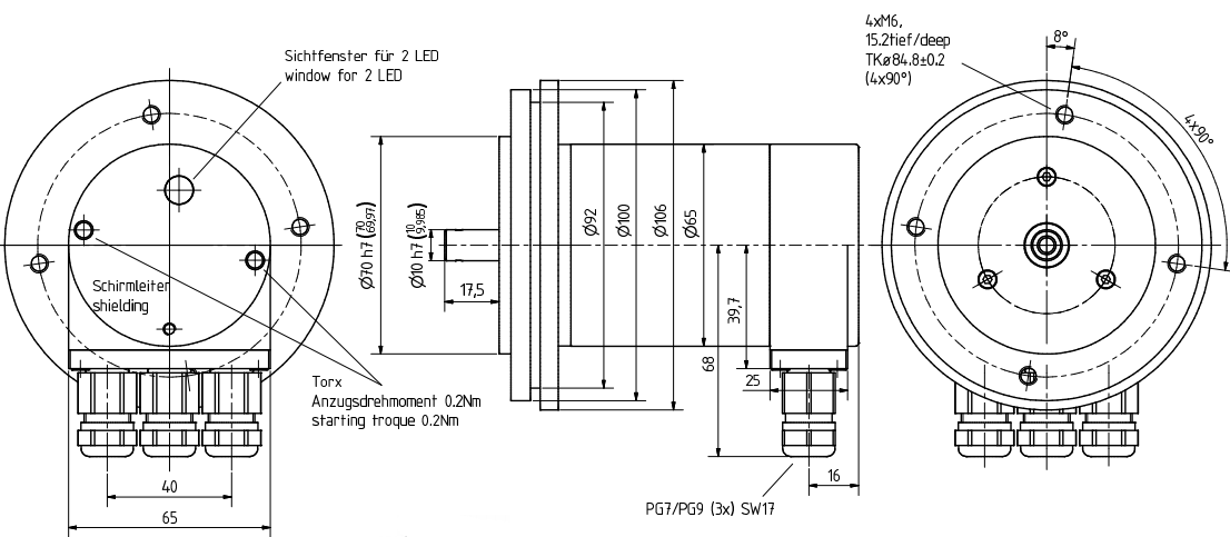 CEV65M-10322 Profibus-DP Encoder Replacement Solution-LinkChina